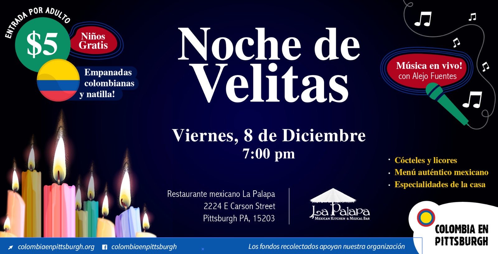 Noche de Velitas 2023 - December 8, 2023 / 7:00pm