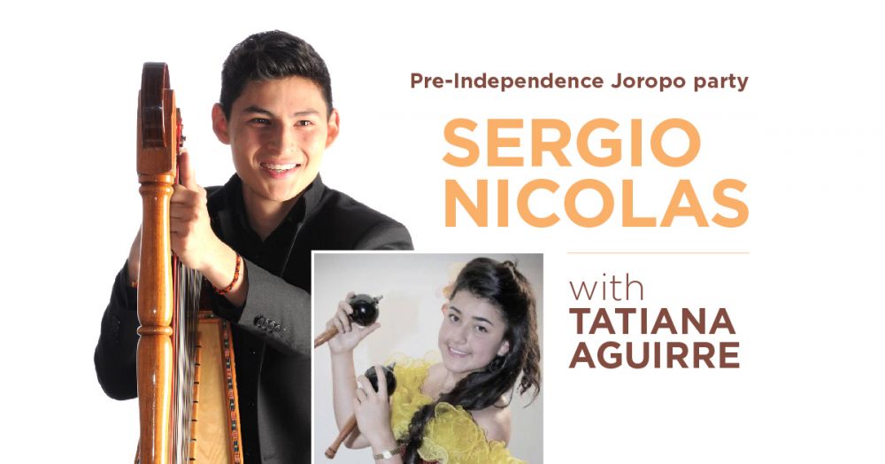 Pre-Independence Joropo party with Sergio Nicolas - July 13, 2018 / 7:00 – 8:30pm